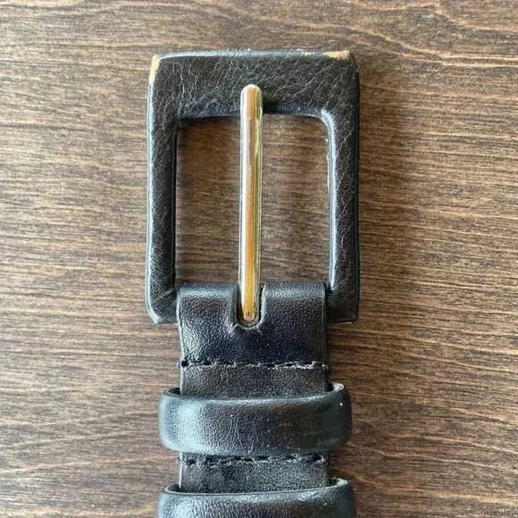 Nine West| Black Leather  Belt - Picture 2 of 6